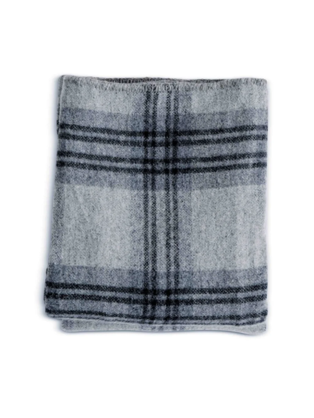 Evangeline Luxury Plaid Merino Wool Blanket Blanket 90